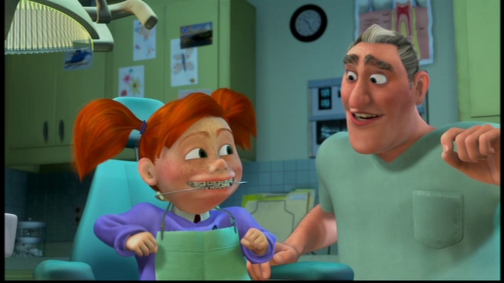 Le monde de Nemo appareil dentaire Darla et le dentiste